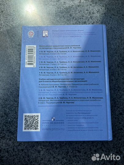 Литература 6 класс 2 часть