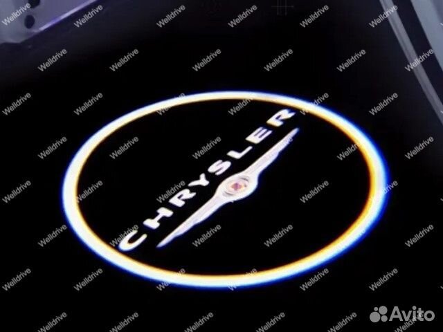 Подсветка дверей с лого Chrysler 200 300C Sebring