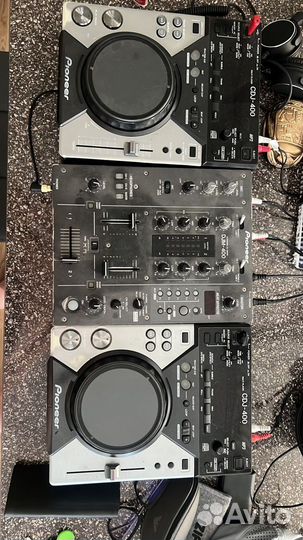 Комплект Pioneer DJM-400+CDJ400