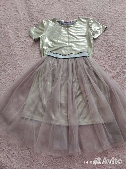 Юбка и футболка для девочки 12-13 лет