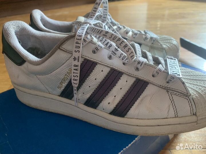 Кеды adidas superstar purple violet 40