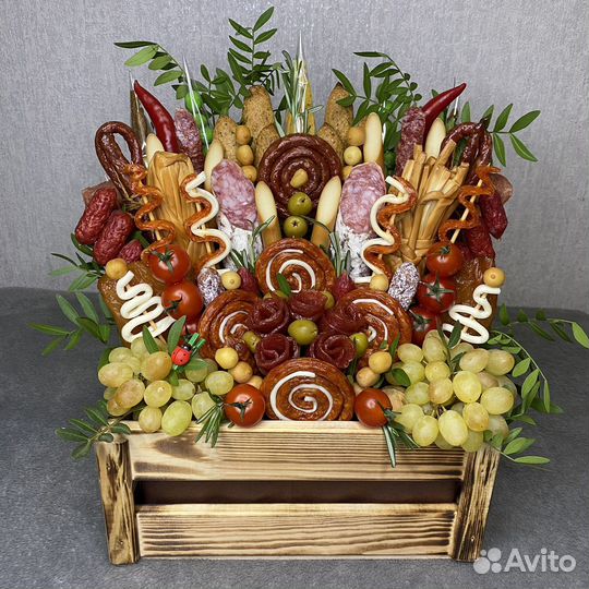 Мужские съедобные букеты