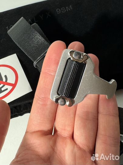 Ремень Alyx 1017 9SM серебряный тонкий