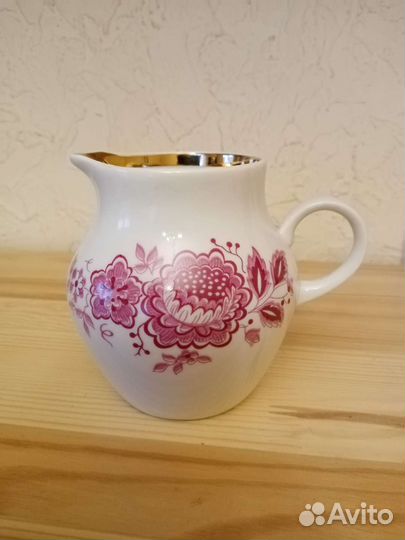 Советский молочник, соусник. Дулево