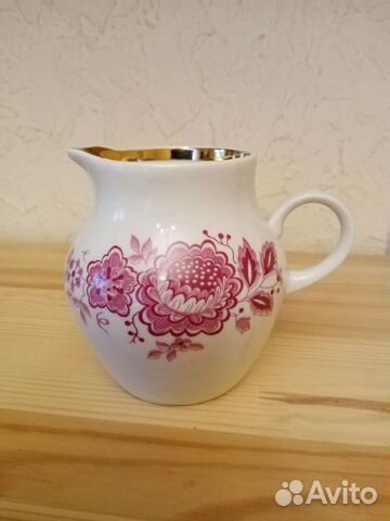 Советский молочник, соусник. Дулево