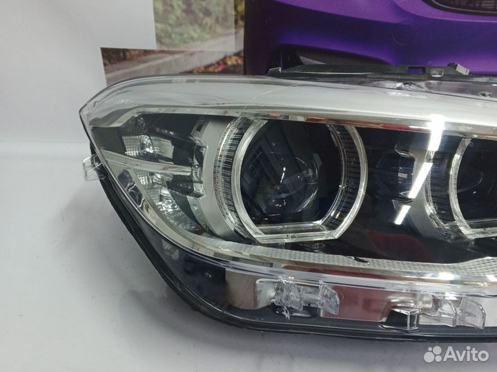 Фара правая Рестайлинг Хром BMW F20 LED