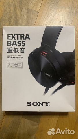 Наушники sony MDR-XB950AP extra bass