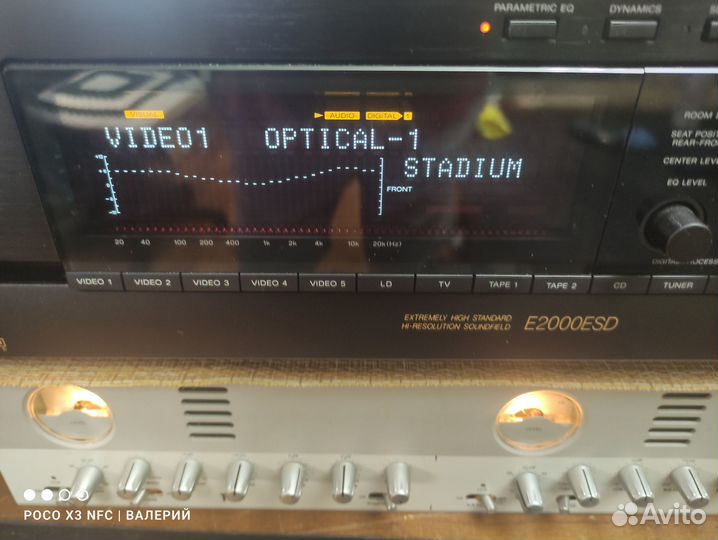 Sony TA-E2000ES, цап, параметрический эквалайзер