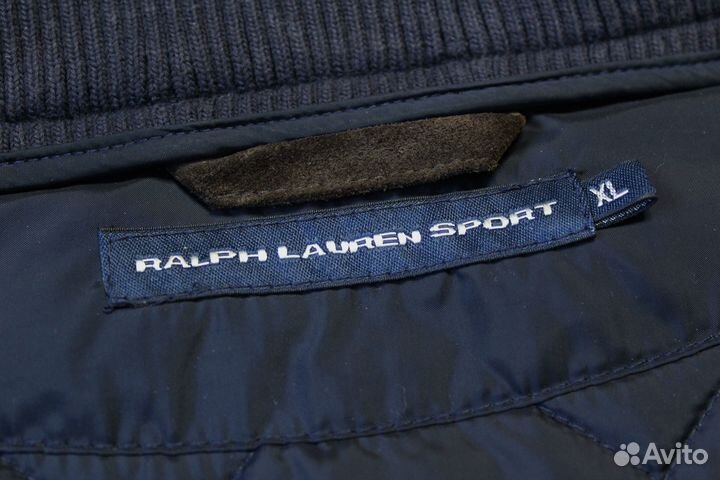 Ralph lauren жилет стеганный с гербом