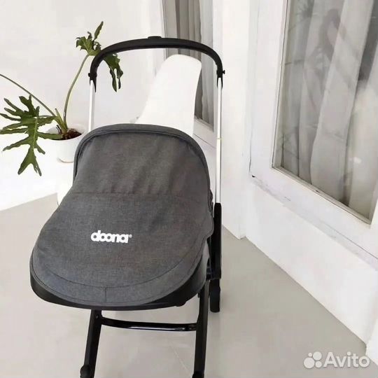 Автокресло коляска doona plus серая