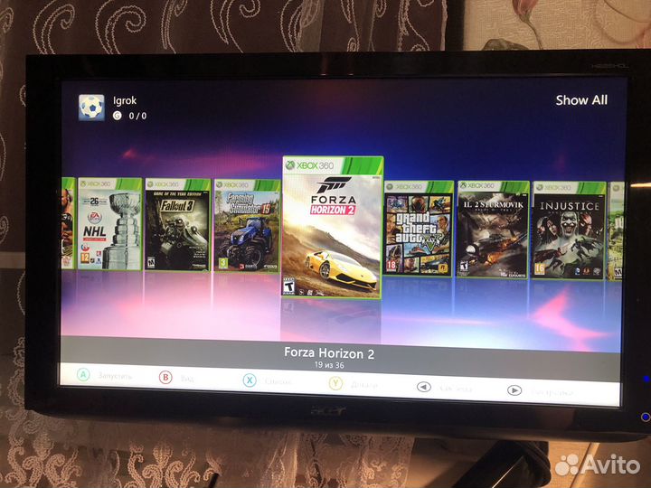 Xbox 360 slim прошитый 250Гб с играми