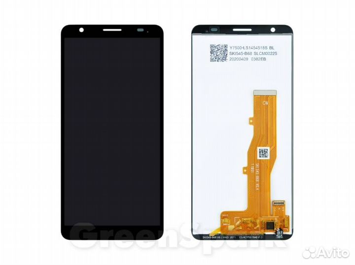 Дисплей для ZTE Blade A3 2020 +тач черный copy