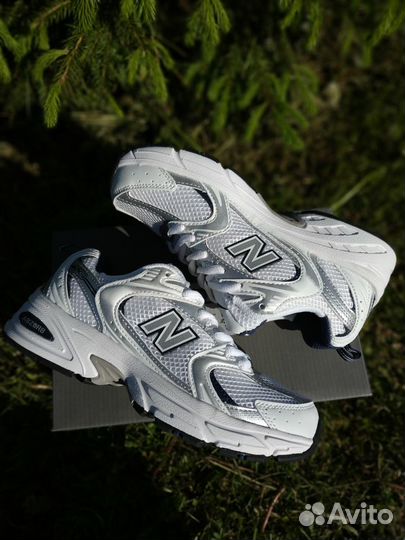 Кроссовки New balance 530 white silver