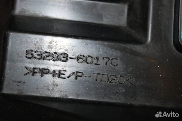 Дефлектор радиатора land cruiser 200 правый 15-21