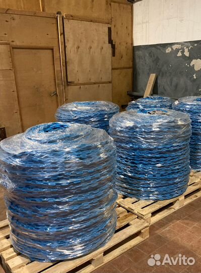 Цепь в оплётке для качелей и ограждений площадок