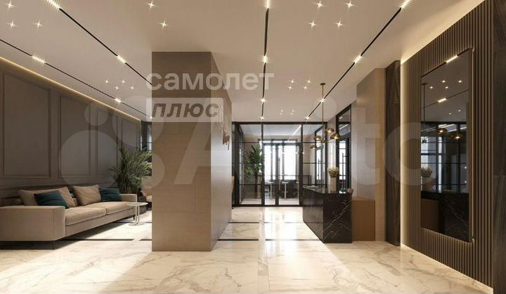 2-к. квартира, 61,7 м², 21/25 эт.