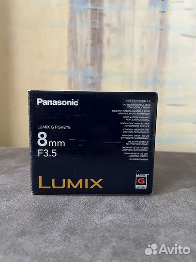 Объектив Panasonic Lumix G 8 mm F 3,5