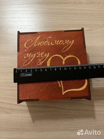 Коробка подарочная, деревянная