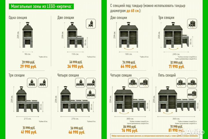 Мангалы/Мангальная зона барбекю
