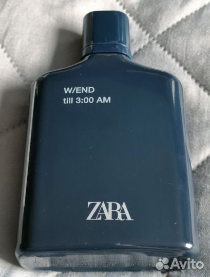 Духи Zara мужские W/END till 3:00 AM