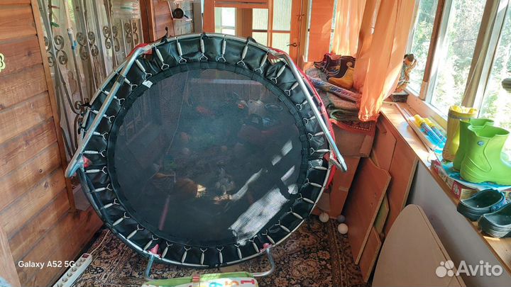 Детский батут с сеткой