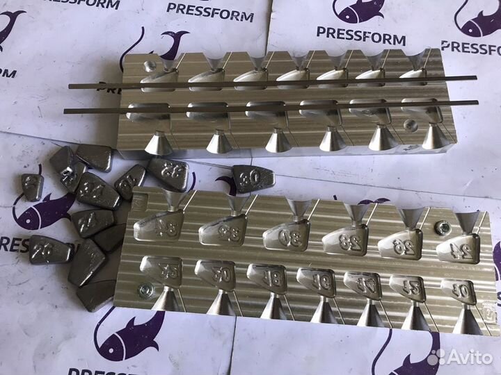 Форма чпу для литья грузил (Сапожок 10-34)