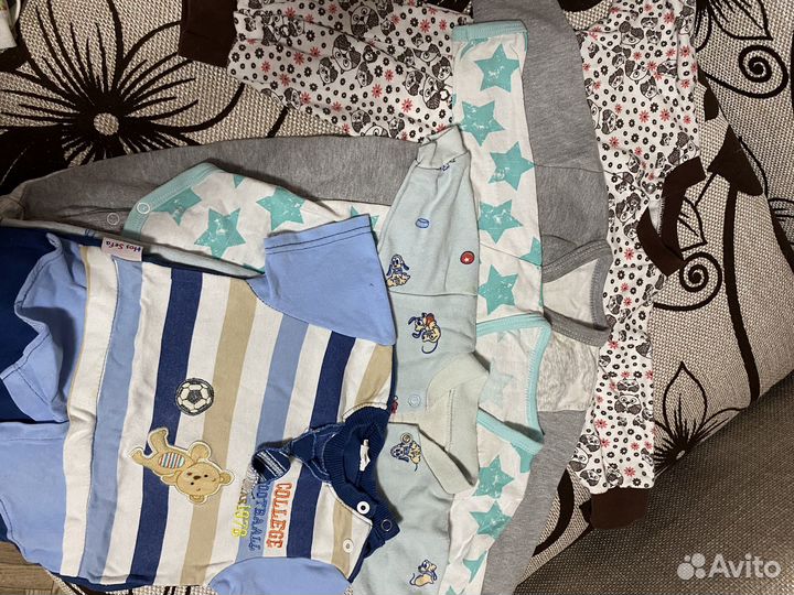 Детские вещи пакетом для мальчика до 74