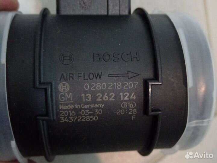 Датчик массы воздуха Chevrolet aveo