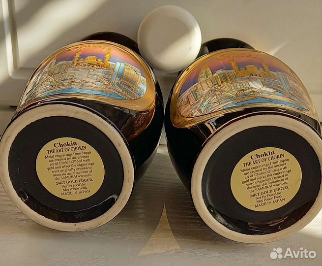 Две вазы Chokin,япония