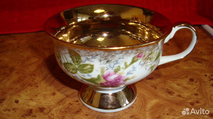 Чайно-кофейная тройка. Фарфор. Польша