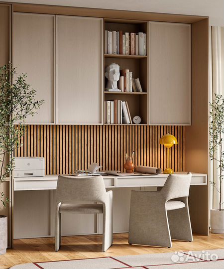 Акустическая панель Cosca Decor Сканди Дуб Медный, 600x600x19мм Светло-коричневый