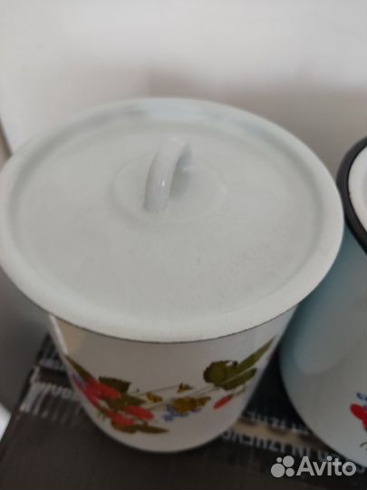 Бидон эмалированный новый СССР