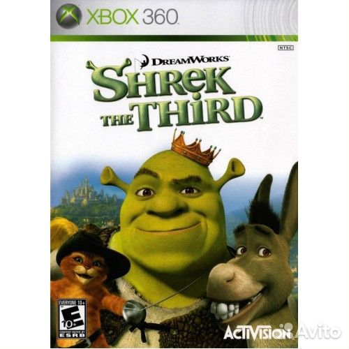 Shrek the Third xbox 360 анг. б\у