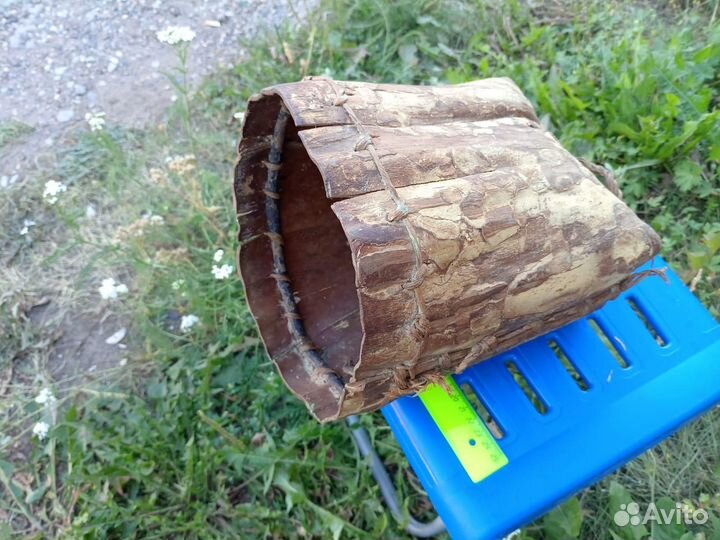 Туес из коры дерева,старинный