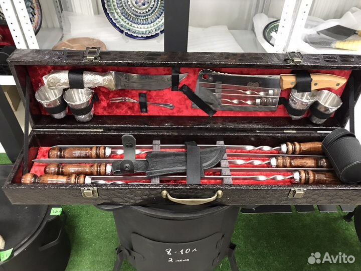 Набор шампуров в кейсе, шашлычный набор