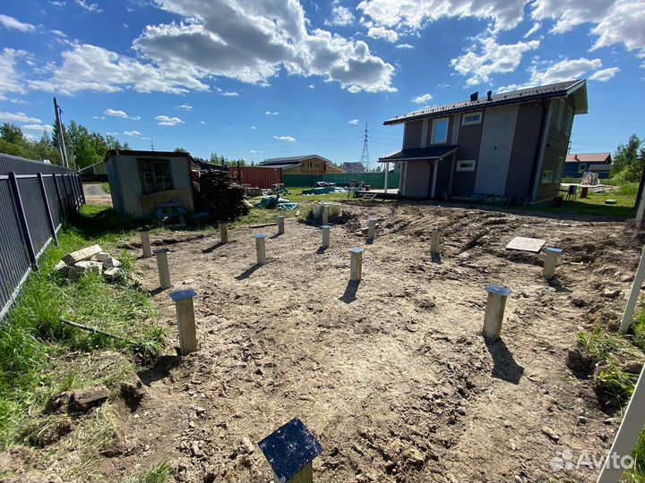 Монтаж жб свай