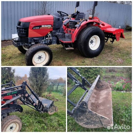 Вспашка, фрезеровка земли минитрактором