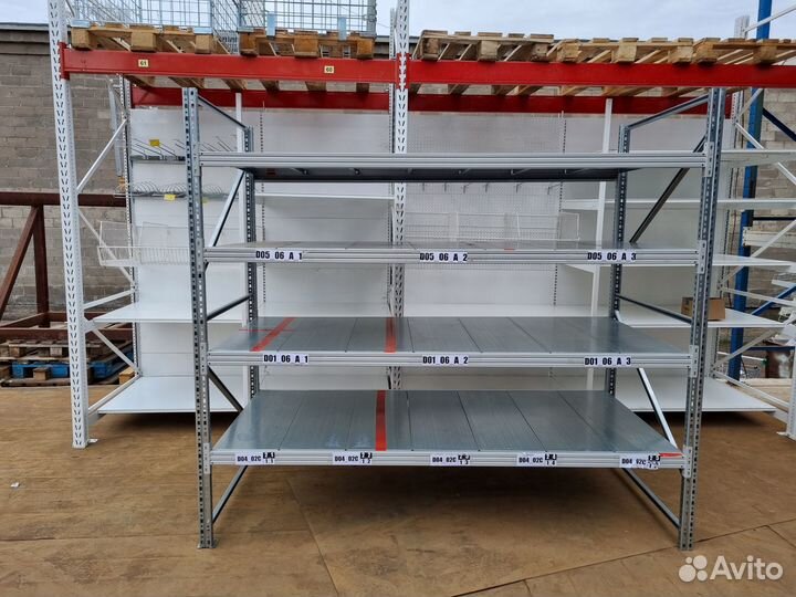 Стеллаж металлический среднегрузовой