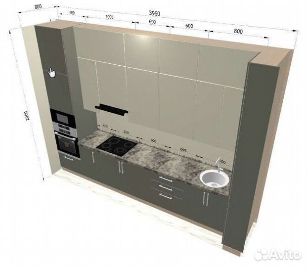 Кухни,шкафы на заказ без посредников