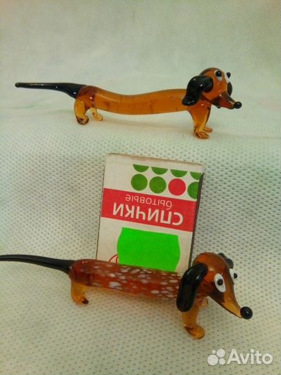 Таксы. коллекция статуэток 11 штук