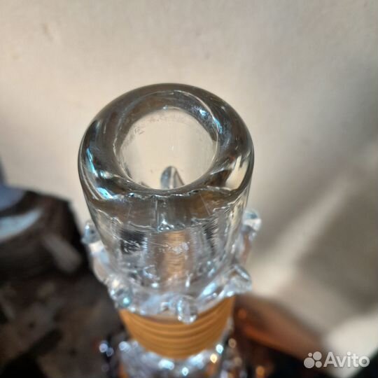 Ваза - штоф булава цветное стекло СССР