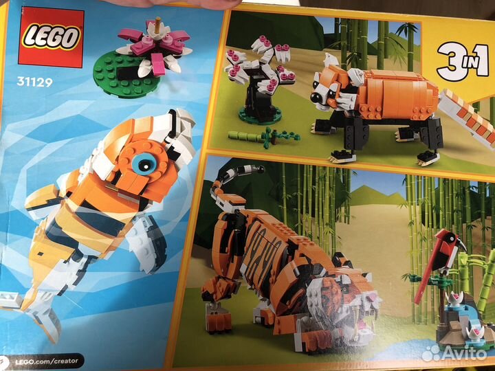 Конструктор lego Creator 31129 Тигр бу 3в1