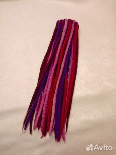 Войлочные дреды на резинке