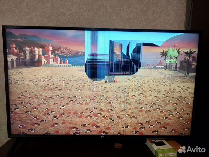 Битый Телевизор LG 49
