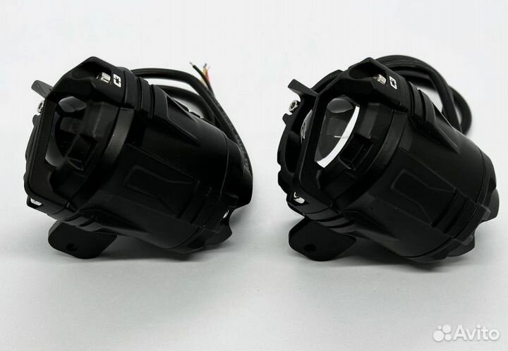 LED птф для мотоцикла 23W Желтый/Белый