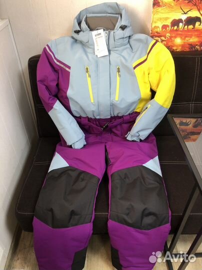 Комбинезон горнолыжный унисекс 50-52+шапка swix