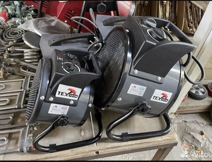 Обогреватель на 30м2. Электрическая пушка