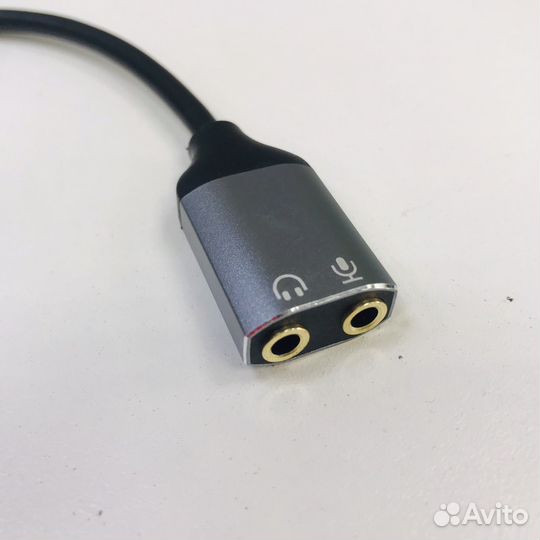 Переходник USB на 3.5jack(микрофон+наушники)