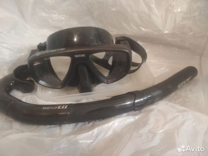 Маска и трубка Seac Sub