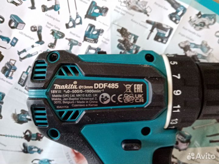 Дрель-шуруповёрт Makita DDF485Z